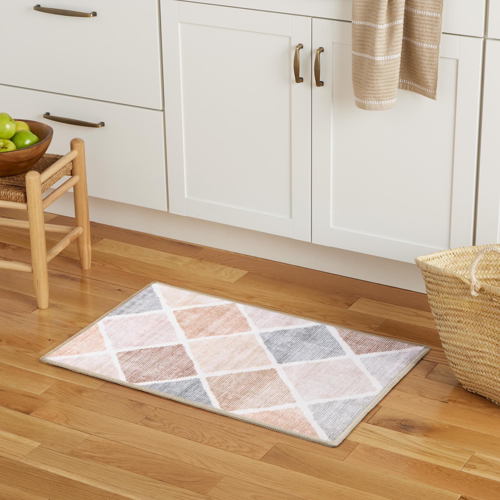 Mainstays Diamond Geo Kitchen Mat, 18 in x 30 in