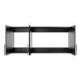 thumbnail image 6 of Home Square 2 Piece Wood Wall Cabinet Set with 3 Adjustable Shelf in Black, 6 of 8