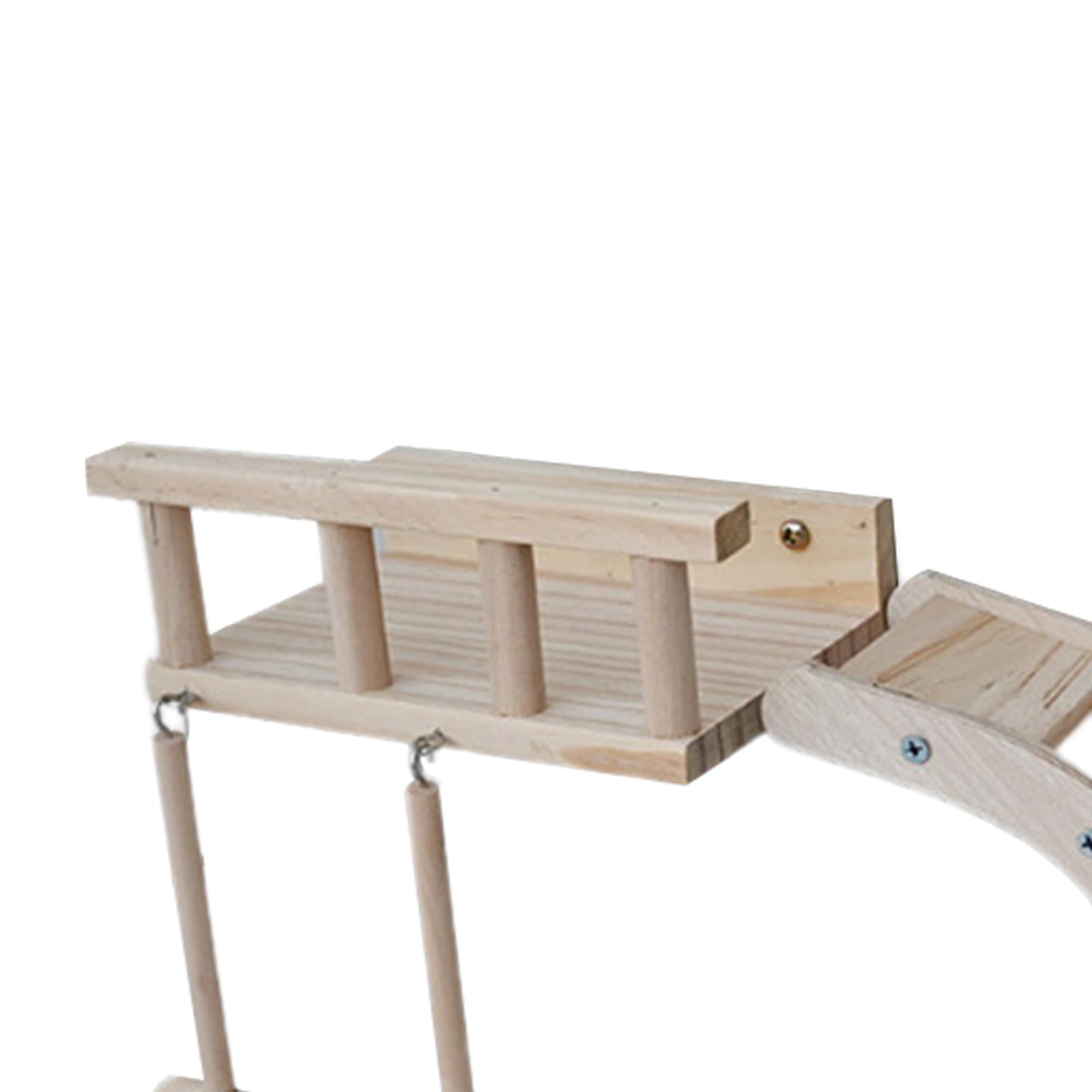 Bvdfgk Bird Perch Platform Multi-use Easy Installation Cage Accessories Toy for Hamster