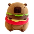 thumbnail image 1 of Peluche de Carpincho, Almohada de Felpa de Carpincho, Juguete de Peluche de Carpincho, Almohada de Peluche de Carpincho para niñas, niños, Dormitorio, M, 1 of 8