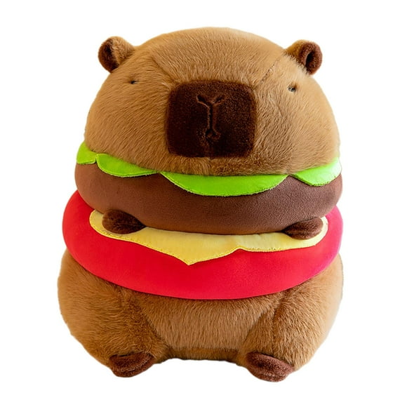 Peluche de carpincho marrón, regalo de cumpleaños único M