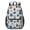Police and Vest, variant on Police and Megaphone White Pattern 17" School Backpacks for Teens,Waterproof Oxford Fabric,S-Shape Padded Straps for School,Travel,Hiking,Camping