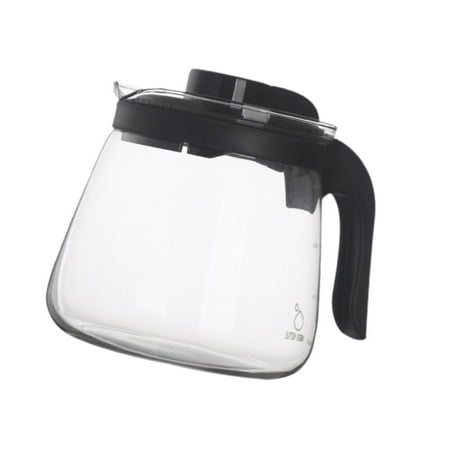 

CUTICATE Glass Tea Kettle Cold Pitcher 1.7L Tea Maker Beverage Pitcher for Lemonde Juice and Milk Restaurant Blooming Teas Hotel Home Black