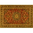 thumbnail image 1 of Ahgly Company Indoor Rectangle Persian Yellow Traditional Area Rugs, 4' x 6', 1 of 4