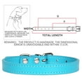 thumbnail image 3 of Faux Leather Collar Metal Buckle Pet Collar Adjustable Pet Collar for Small Dogs, 3 of 10