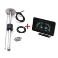thumbnail image 1 of 2 In 1 LCD Fuel Gauge Voltmeter With Fuel Float Sensor 0-190ohm For 12V Car Truck Motorcycle Oil Tank Level Sensor 100-600MM ,Easy Setup, 1 of 7