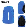 thumbnail image 2 of Mochila cubierta impermeable para lluvia, mochila reflectante cubierta para lluvia polvo/antirrobo/bicicleta/senderismo/camping/viajes/actividades al aire libre MFZFUKR CPB-DE-HJJ-101-11, 2 of 5