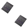 thumbnail image 1 of maskred Eye Face Rhinestone Self Adhesive Stickers Makeup DIY Costume Accessory Type 2 2Set, 1 of 6