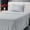 Light Grey, variant on Utopia Bedding Twin Sheet Set - Jersey Knit Sheets 3 Piece  Cotton  Soft T-Shirt Stretchy Sheets Twin, Heather Light Grey