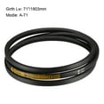 thumbnail image 3 of Uxcell 70.98" V Belt Inner Length Industrial Transmission Belt Rubber Black 1pcs, 3 of 5