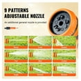 thumbnail image 4 of Retractable Hose Reel 100ft x 1/2in, Wall Mount, 180° Swivel, 9-Pattern Nozzle, Auto Rewind, Lockable, Slow Return - Garden Water Hose, 4 of 7