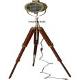 thumbnail image 1 of NauticalMart Projecteur Rétro Hollywood Lampe de Sol Éclairage Trépied Projecteur Décoration Maison, 1 of 4