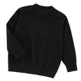 thumbnail image 3 of Boys Knit Turtleneck Sweaters Casual Soft Warm Long Sleeve Pullover Kids Winter Clothes Black 14, 3 of 7