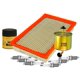 thumbnail image 1 of Kit De Bujías Iridio, Filtro De Aire, Filtro Para Aceite Sintético Y Filtro De Combustible 9 PIEZAS Afinación Sin Aceite Compatible con Probe 1993 A 1997 Ford V6 2.5L, 1 of 3