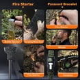 thumbnail image 4 of Survival Gear Kit for Men: 27-in-1 Complete Tools & Camping Accessories for Hiking, Fishing, Emergency | The for Husband, Dad, Boyfriend$$Sport & Recreation Other, 4 of 8