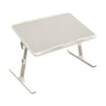thumbnail image 4 of Mesa de cama para computadora portátil con altura y ángulo ajustables, escritorio portátil de pie para silla gris, 4 of 9