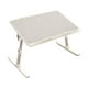 thumbnail image 4 of Mesa de cama para computadora portátil, escritorio portátil plegable, altura ajustable, ángulo ligero gris, 4 of 9