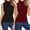 B# - 2 Pack Black+Wine, variant on ANYFIT WEAR Womens Mock Turtleneck Tank Top Sleeveless Slim Fit Top Basic Solid Layer Shirt