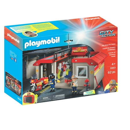 PLAYMOBIL Take Along Fire Station