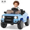 thumbnail image 1 of Licensed Toyota Ride on Car by OLAKIDS, Battery Powered Electric Vehicle for Kids with Remote Control, MP3, USB, Power Display, LED Lights, Suspension, Ride on Toy for 3+ Boys Girls, 1 of 9
