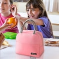 thumbnail image 5 of Agiferg Solid Color Twill Bento Bag Portable Insulation Bag Thickened Student Lunch Box Bag Lunch Bag Lunch Bag, 5 of 5