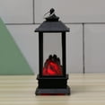 thumbnail image 6 of Halloween Charcoal Fireplace Lamp, Holiday Tabletop Living Room Decoration Props Ornaments, Gothic Medieval Style Lamps, 6 of 7