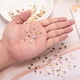 thumbnail image 4 of Uxcell 40 Paquete de Colgantes de Estrella, Colgantes Baño de Oro DIY, 6x8mm, Blanco, 4 of 6