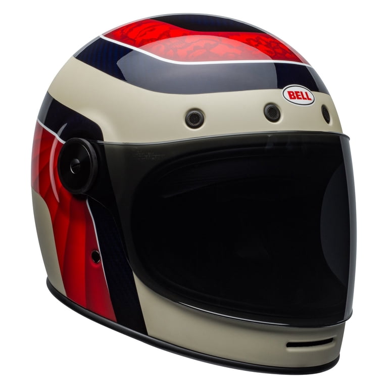 black motorcycle helmet HAX Force Motorcycle Helmet Blade Black Matte Red M