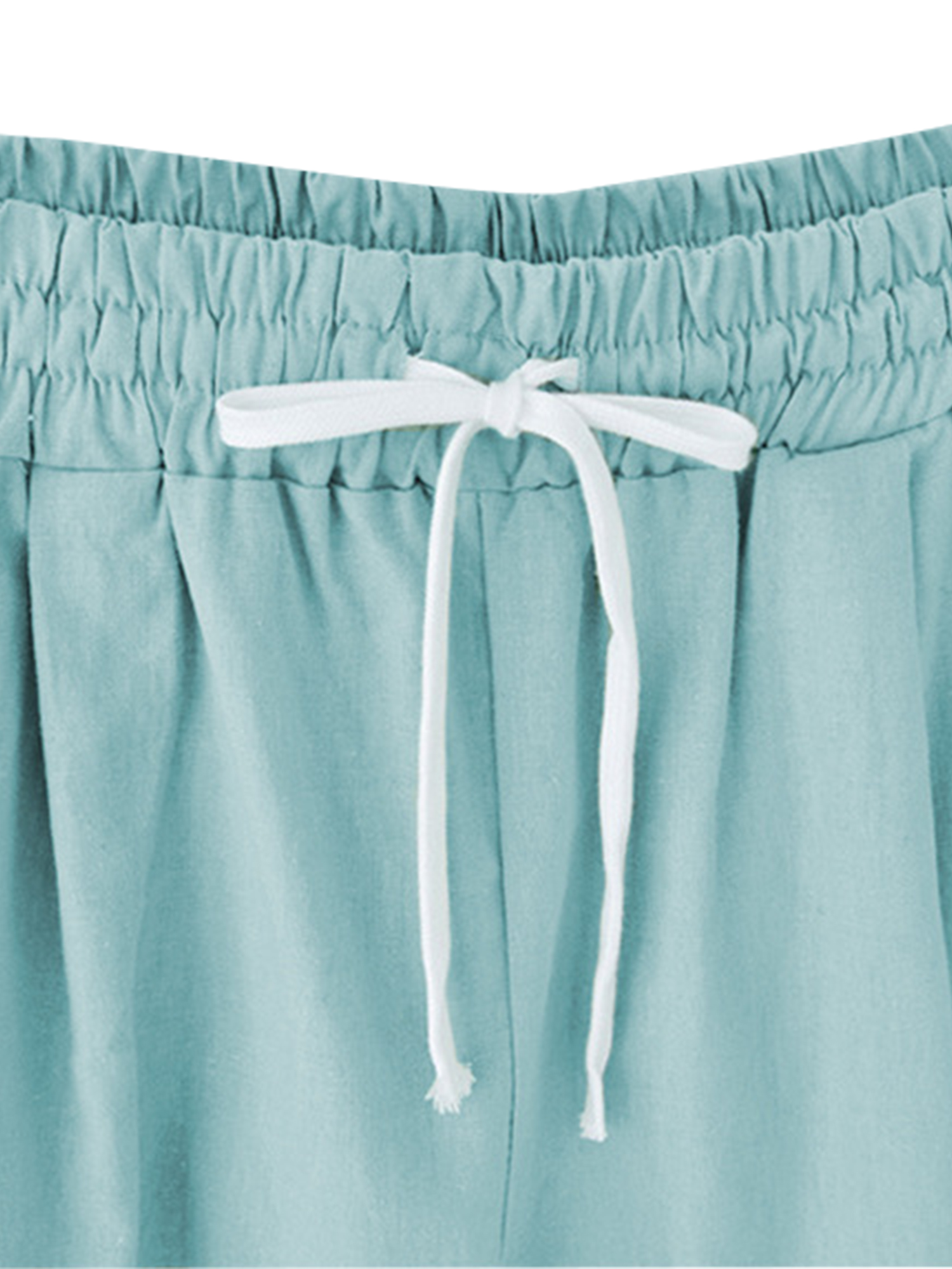 Niuer Women Summer Shorts Casual Lounge Wear Short Hot Pants Ladies Bermuda Shorts Ladies High Waist Beach Knee Length Pockets Short Trousers - image 4 of 6