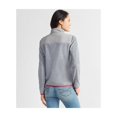 thumbnail image 2 of Aeropostale - Chaqueta de forro polar con cremallera completa para mujer, gris, pequeña, 2 of 2