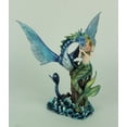 thumbnail image 2 of Mermaid Sitting with Blue Sea Dragon Statue, 2 of 3