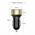 thumbnail image 2 of OPAL- Dual Usb Port Fast Charging Car Mobile Phone Charger Cigarette Lighter Adapter, 2 of 6