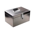 thumbnail image 1 of Caja fuerte grande de acero inoxidable con cierre de 18 x 11 x 12 cm, 1 of 2