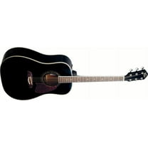 Oscar Schmidt OG2 Acoustic Dreadnought Size Guitar. Black