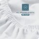 thumbnail image 5 of Sábana ajustable Bare Home de Franela 100 % Algodón Doble Cepillado Tamaño Completo Color Blanco, 5 of 6