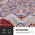 thumbnail image 3 of Lovote Classic Area Rug Traditional Oriental Carpet Vintage Floor Rug 2.6'x 4' Non Slip Mat for Living Room Bedroom Farmhouse, Lovote Classic Red, 3 of 5