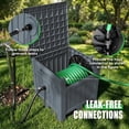 thumbnail image 3 of Homall Hose Reel, with Hose Guide, 180 ft Hose Capacity, Hose Hideaway Garden Hose Reel, Gray, 3 of 6