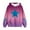 Wine, variant on CYRBOKO Fleece Hoodies for Girls, Gradient Star Printed Long Sleeve Fall&Winter Casual Sweatshirts with Pocket Orange Size 10-12 T