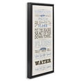 thumbnail image 3 of Stupell Industries Bathroom Rules Vintage List Abstract Painting Black Floater Framed Canvas Art Print Wall Art, 11 x 25, 3 of 9