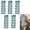 C 3, variante sur Uklsqma Boîte à Argent Enveloppe Rouge de Noël 10 Emplacements pour Cartes Lot de 5 Boîte de Rangement Cadeau de Vacances pour Fête Surprises Cadeau Familial Design Festif Père Noël Traîneau Arbre Matériau en Papier Durable
