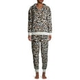 thumbnail image 6 of Secret Treasures Women's and Women's Plus Deluxe Touch Long Sleeve Half Zip Lounge Pajama Sweatshirt, 6 of 6