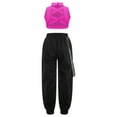 thumbnail image 2 of Yruioon Kids Girls Athletic Gymnastics Outfits 2 Piece Vest Tops with Sweatpants Joggers Set Hot Pink 16, 2 of 7