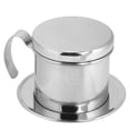 thumbnail image 5 of Nieyigj Premium Portable Stainless Steel Coffee Drip Filter Coffee Maker Pot for Home Kitchen Office Outdoor Use, Easy to Clean and Brew, Silver (4.33 inches / 11 cm), 5 of 9