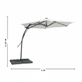 thumbnail image 3 of Sombrilla Lateral Tipo Cantilever para Jardín y Terraza | Parasol Exterior con Base Cruzada, 3 of 8
