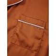 thumbnail image 6 of AIGUR Summer Family Matching Pajamas Solid Color Short Sleeves Shirt and Elastic Shorts for Loungewear Soft Sleepwear, 6 of 11