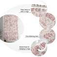 thumbnail image 6 of Shower Curtain Pink Pastoral Flowers Bathroom Curtains with Hooks, Waterproof Fabric Farmhouse Floral Bath Shower Curtains Set for Bathroom Bathtubs Decor 36x72 Inch, 6 of 8