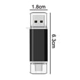thumbnail image 3 of USB stick with USB 2.0 and Type-C, 2-in-1 memory stick, 3 of 8