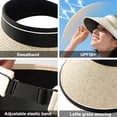 thumbnail image 3 of Sombreros deportivos para mujer,Gorra de béisbol con parte superior vacía,Sombreros para el sol para mujer con protección UV,Sombreros para el sol para niñas y mujeres en la playa, 3 of 5