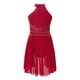 thumbnail image 5 of Vestido lírico de Ballet brillante con diamantes de imitación para niñas, disfraz de patinaje artístico y gimnasia, vestido con tutú de bailarina con dobladillo Irregular, Ropa de baile, 5 of 5