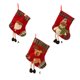 thumbnail image 5 of Medias de Navidad Contenedor de dulces de apertura ancha Calcetines de árbol de Navidad de Papá Noel Bolsa de regalo con colgante de jardín Kits de decoración para fiestas Muñeco de nieve Bearachild HA070038-02B, 5 of 6